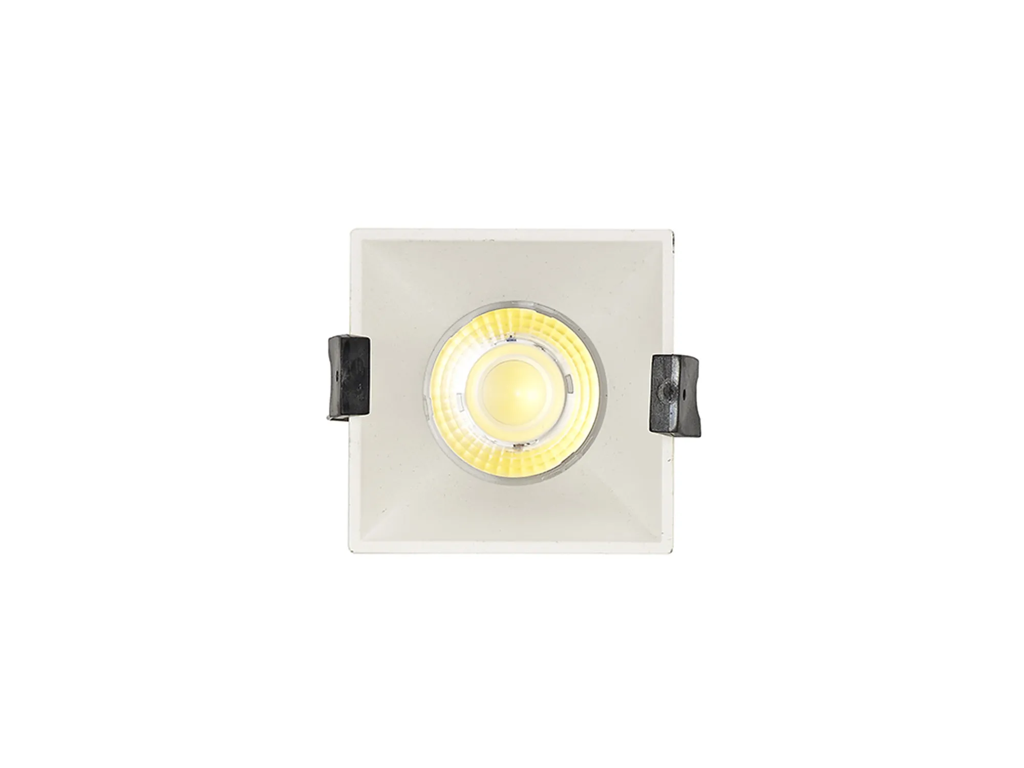 Biox 9 Tridonic Powered 9W 2700K 770lm 24° CRI>90 LED Engine White Square Fixed Recessed Spotlight, IP20 DM201913  Dlux Biox 9